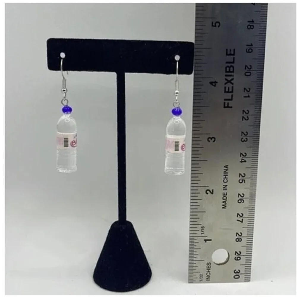 🏆022 Acrylic Earrings Tiny Water Bottle Jewelry